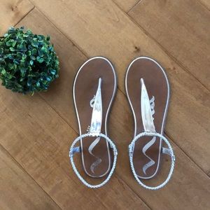Nina  girl’s silver sandals